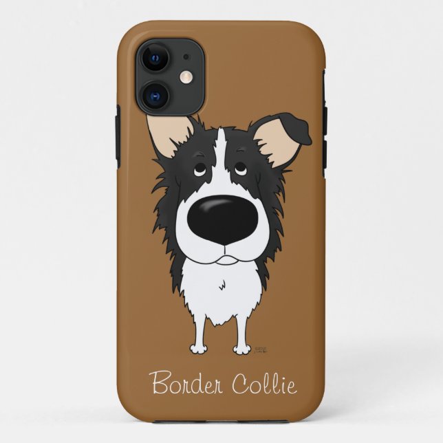 Coques Case-Mate iPhone Grand nez border collie (Dos)