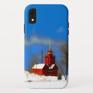 Case-Mate iPhone Case Grand phare rouge - Peinture originale