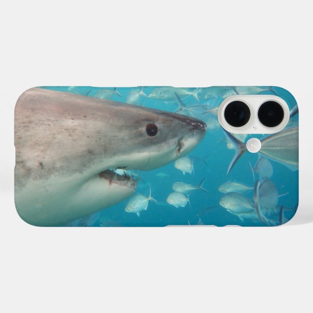 Coques Case-Mate iPhone Grand requin blanc (Verso (horizontal))