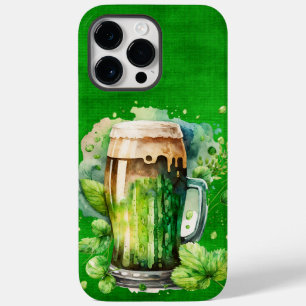 COQUE Case-Mate iPhone GRANDE BIÈRE VERTE IRLANDAISE EN COULEUR D'EAU