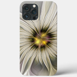 Case-Mate iPhone Case Grande fleur d'ivoire, art fractal moderne abstrai