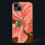 iPhone 13 Coque Grande Fleur rose avec Arrière - plan rouge profon<br><div class="desc">Une grande fleur rose repose sur un arrière - plan rouge profond dans ce tableau de Nancy Slocum. La fleur est vibrante et en pleine floraison. Un cadeau étonnant pour une personne spéciale dans votre vie!</div>