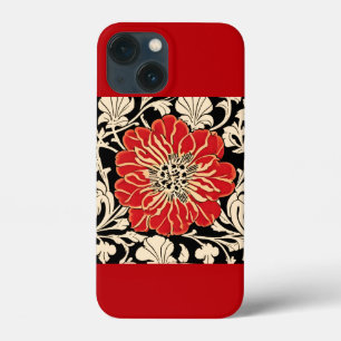 Case-Mate iPhone Case Grande Fleur Rouge Art Nouveau