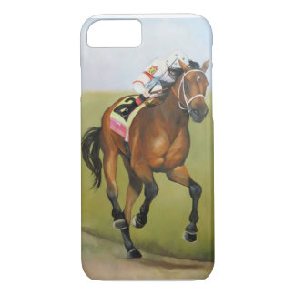 Coque iPhone 7 Grande peinture à l'huile Brown de cheval de Rsce