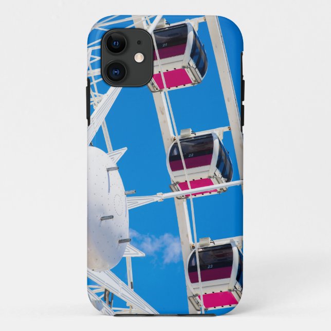 Coques Case-Mate iPhone Grande roue avec ciel bleu (Dos)