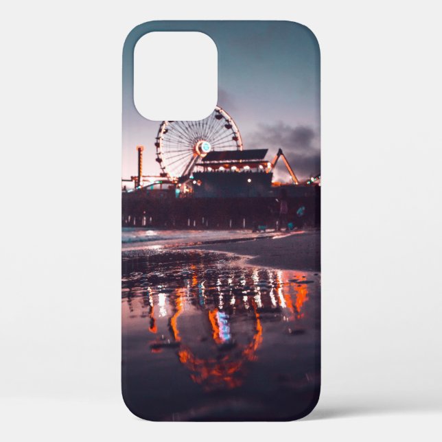 Coques Case-Mate iPhone Grande roue pendant l'heure d'or (Verso)