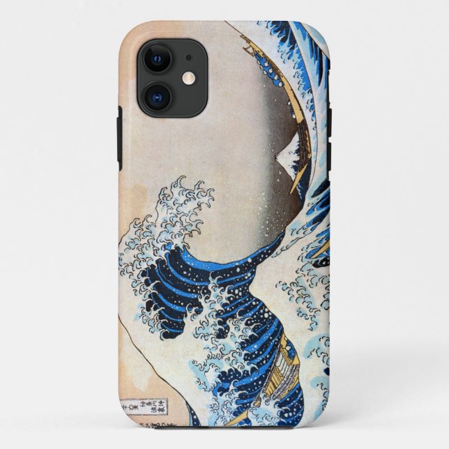 Coques Case-Mate iPhone Grande vague, Hokusai, Ukiyo-e (Dos)