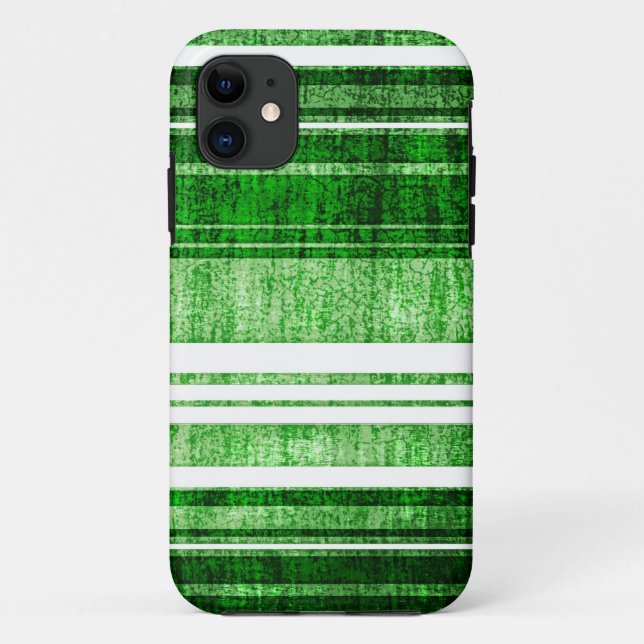 Coques Case-Mate iPhone Grange vert et blanc Grunge texture (Dos)