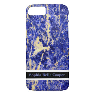 Coques Pour iPhone Granit bleu, marbre bleu, pierre bleue