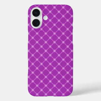 Coques iPhone 16 Plus Grape tendance, Motif de croix de cendres violette