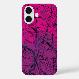 Coque Pour iPhone 16 Graphique aéronautique