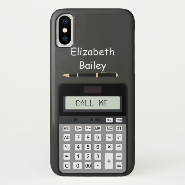 Coques Case-Mate iPhone Graphique calculateur et stylo (Dos)