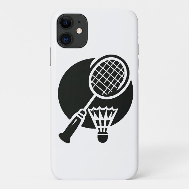 Coques Case-Mate iPhone Graphique de badminton (Dos)