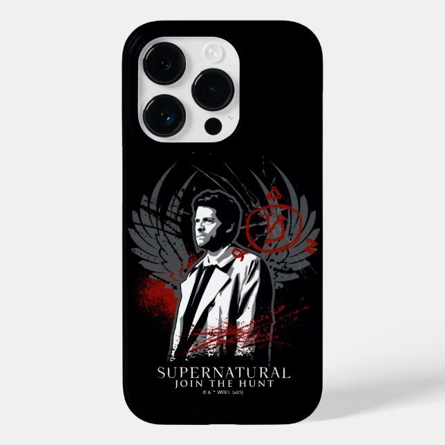 Coques Case-Mate iPhone Graphique de graffiti de Castiel surnaturel (Verso)