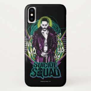 Coque iPhone X Graphique de roche de joker du peloton   de