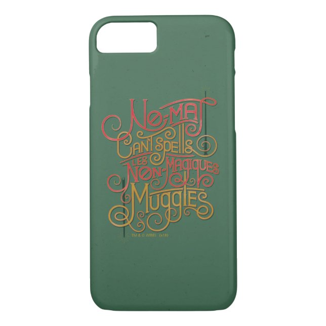 Coques Case-Mate iPhone Graphique de traductions localisées MUGGLE™ (Dos)