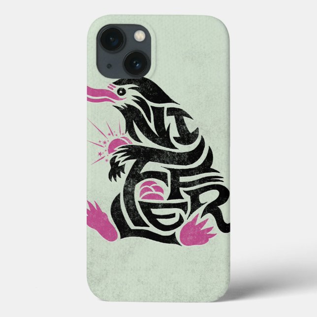 Coques Case-Mate iPhone Graphique de typographie NIFFLER™ (Verso)