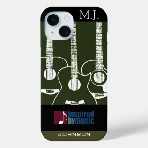 Coque Case-Mate iPhone Graphique d'inspiration musicale de guitares