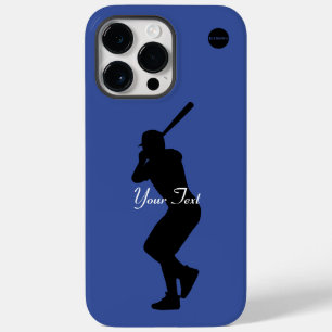 Coque Case-Mate iPhone Graphique du joueur de baseball et votre nom HAMby