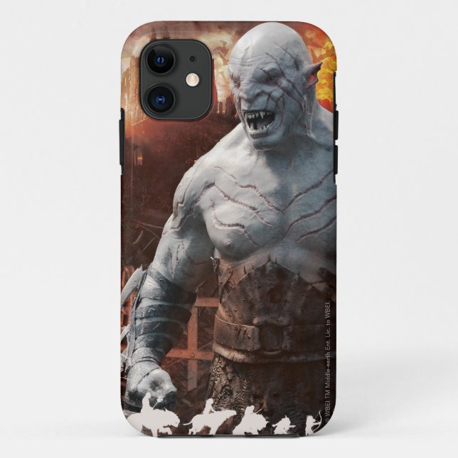 Coques Case-Mate iPhone Graphique en silhouette Azog & Orcs (Dos)