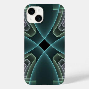 Coque Case-Mate iPhone Graphique géométrique Turquoise moderne