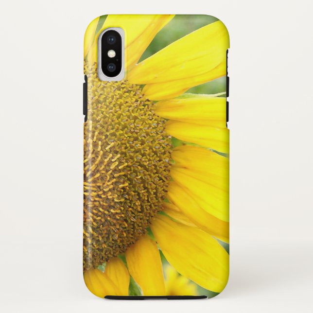 Coques Case-Mate iPhone Graphique moderne de tournesol (Dos)