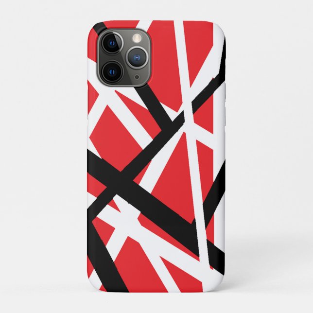 Coques Case-Mate iPhone Graphique rouge, noir et blanc (Dos)