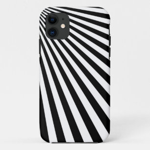 Coque Case-Mate iPhone Graphique sans couture de rayures géniales noires