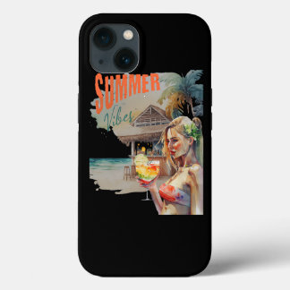 Case-Mate iPhone Case Graphique tropical Vibes d'été aquarelle de plage