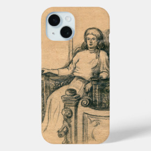 Coque Case-Mate iPhone Graphiques crayon de dame sur l'artisanat