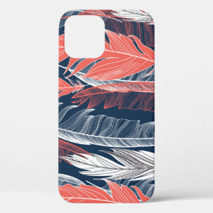 Case-Mate iPhone Case Graphiques En Plumes, Beau Motif sans couture.