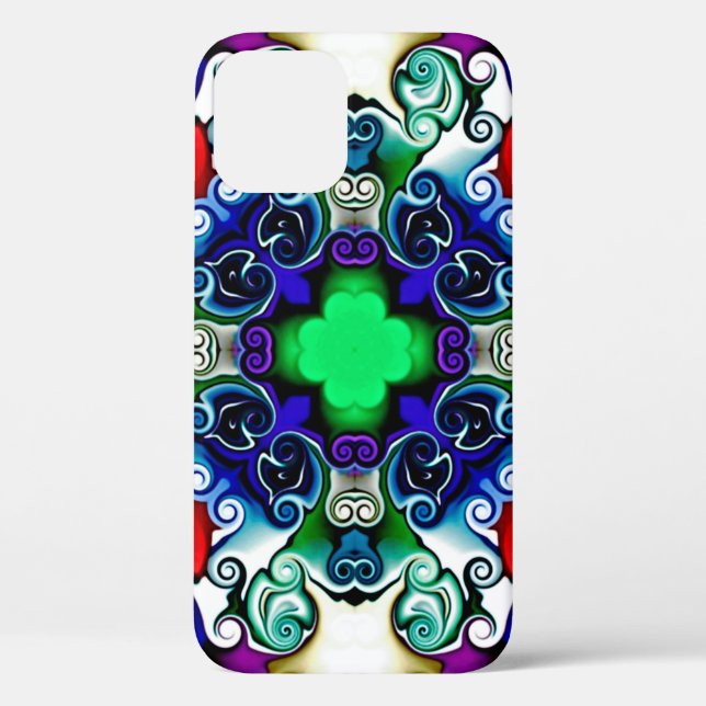 Coques Case-Mate iPhone Graphiques informatiques. Illustration d'un flo ab (Verso)