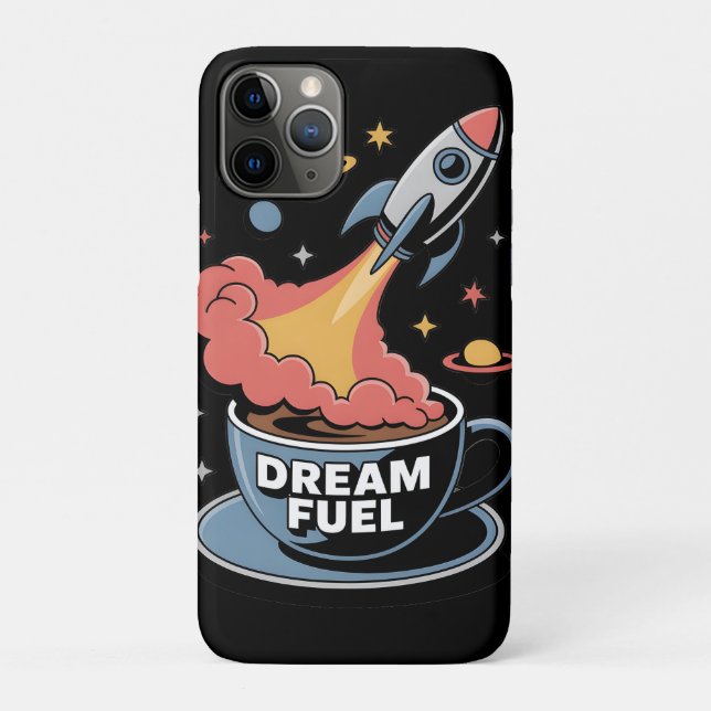 Coques Case-Mate iPhone Graphisme de carburant de rêve : fusée décollant d (Dos)