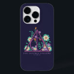 Coque Case-Mate iPhone Graphisme des hirondelles mortes florales<br><div class="desc">HARRY POTTER™ | Découvrez ce symbole floral de Hondelles mortelles!</div>