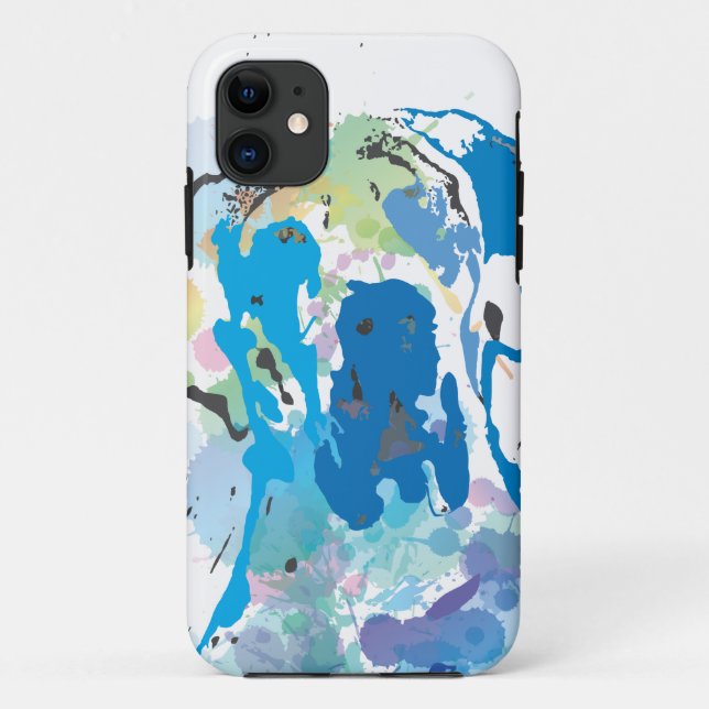 Coques Case-Mate iPhone Graphisme Grand Danois moderne minimal (Dos)