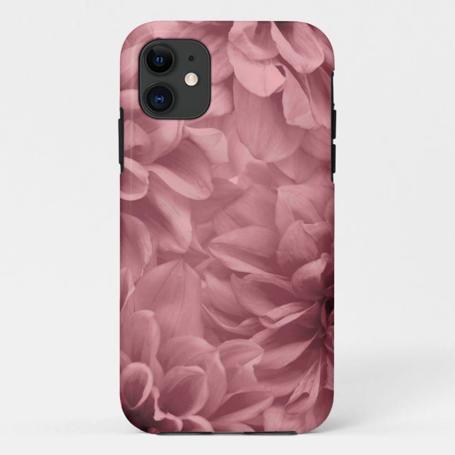 Coques Case-Mate iPhone Grappe florale Mauve Dahlias (Dos)