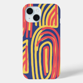 Coque Case-Mate iPhone Gras Abstrait Brushstrokes Moderne