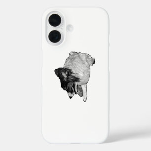 Coque Pour iPhone 16 Gras Manga Dot Corgi Guard