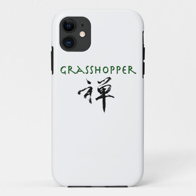 Coques Case-Mate iPhone Grasshopper avec le symbole "Zen" (Dos)