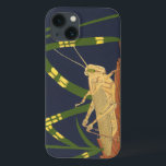 iPhone 13 Case Grasshopper en Grass vert sur Arrière - plan bleu<br><div class="desc">Le vert profond de l'herbe dans ce tableau se fond parfaitement avec l'arrière - plan bleu, créant une sensation de soirée dans cette pièce de Nina Tenser. Les deux couleurs contrastent avec le pâle de la sauterelle. Les amoureux de la nature devraient acheter cette pièce et la placer sur leur...</div>