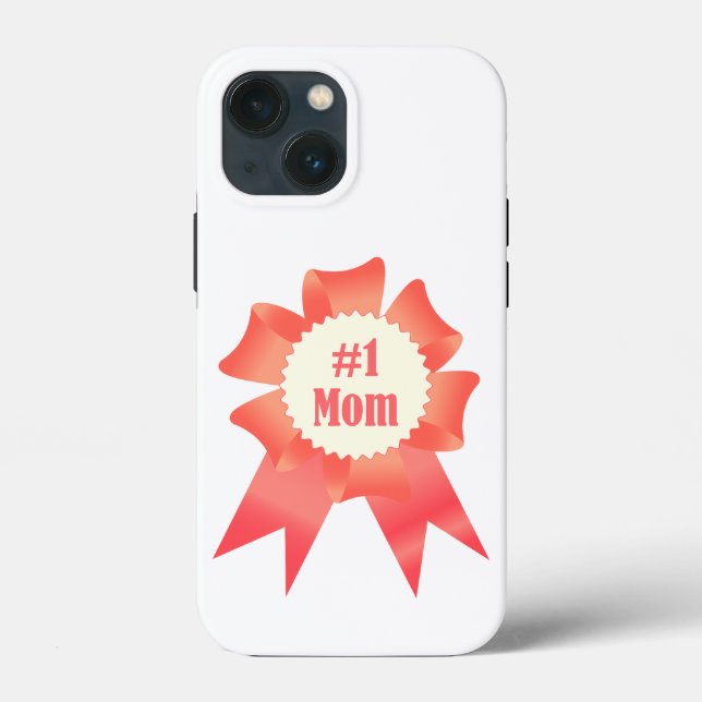 Coques Case-Mate iPhone Gratitude Numéro Une maman lauréat du prix ruban (Verso)
