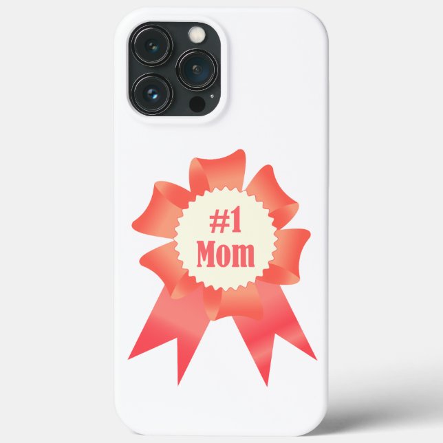 Coques Case-Mate iPhone Gratitude Numéro Une maman lauréat du prix ruban (Verso)