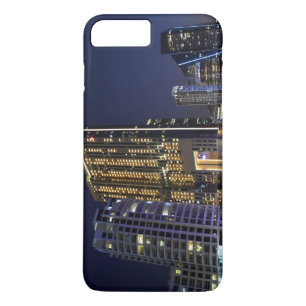 Coque Case-Mate Pour iPhone Gratte-ciel dans la marina de Dubaï la nuit
