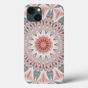 Etui iPhone 13 Grattez moderne Kaleidoscope Mandala art fractal