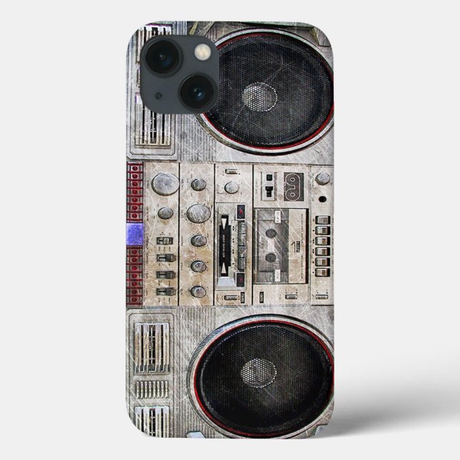 Coques Case-Mate iPhone Gravure de ghetto vintage (Verso)