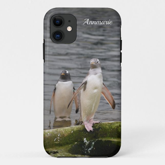 Coques Case-Mate iPhone Gray Gentoo Penguin Edinburgh Zoo Écosse (Dos)