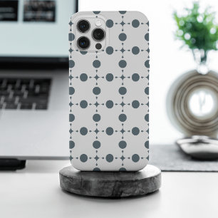 Coque Case-Mate iPhone Gray Polka Dots, Polka Dot Pattern, Dots