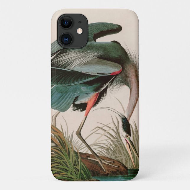 Coques Case-Mate iPhone Great Blue Heron Birds of America Audubon Imprimer (Dos)