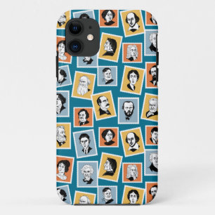 Case-Mate iPhone Case Great writers, poets and playwrights on stamps-1