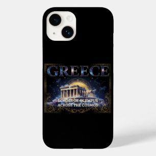 Coque Case-Mate iPhone Grèce Cosmique Temple Ancien Art Céleste